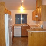 1137 N 93rd St #202: Kitchen with eating bar.