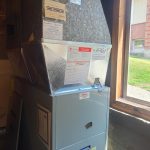 Healthy furnace? The furnace is 9 years young - installed on 09/15/14. It was just cleaned and serviced by Genesee Fuel on 05/19/23. Good to go! 