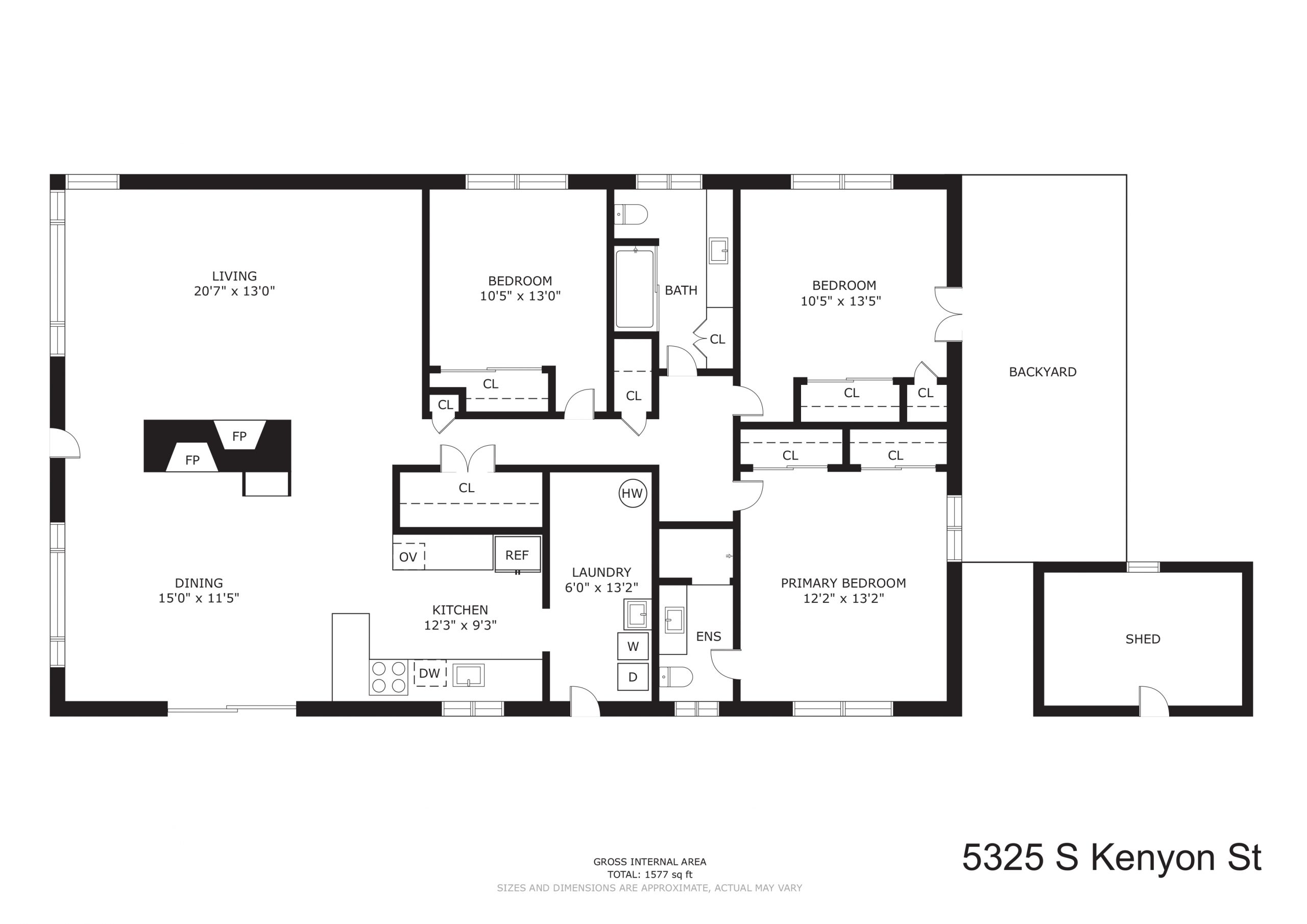 5325 S Kenyon St Seattle, WA_Floor plan