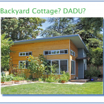Backyard Cottages have been constructed on the street/block by other neighbors. A DADU (Detached Accessory Dwelling Unit) would fit in this back yard. Lot coverage rules and maximum allowable impermeable area may need some adjusting as so much of the front of the lot is already paved over. This statement is realistic, but not verified. Buyers are advised to do their own due diligence to their satisfaction. Oh, and if none of this real estate DADU babble makes sense to you, just enjoy the beautiful back yard as it was intended!    