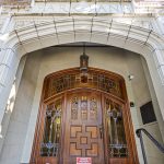 The grand arched entry of Park Lane Place radiates old-world charm and timeless grandeur, now complemented by a newly installed gated entry for added security and peace of mind.