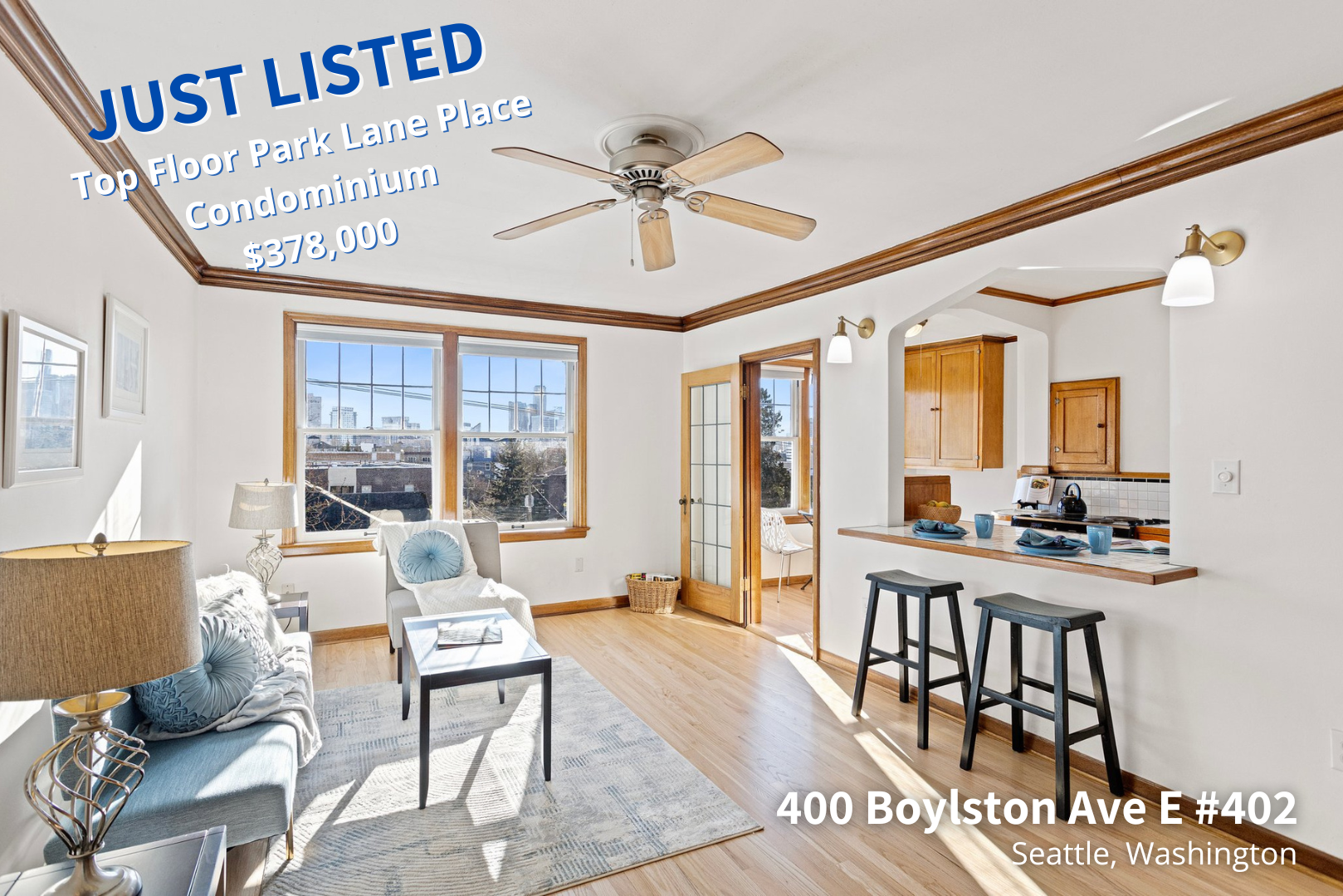 JUST LISTED - 400 Boylston Ave E #402