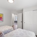 Ample closet storage and cheerful natural light.