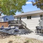 Deck and patio combine for versatile entertaining and everyday enjoyment.