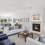 Open concept connects the living room to the dining area and updated kitchen for effortless flow.