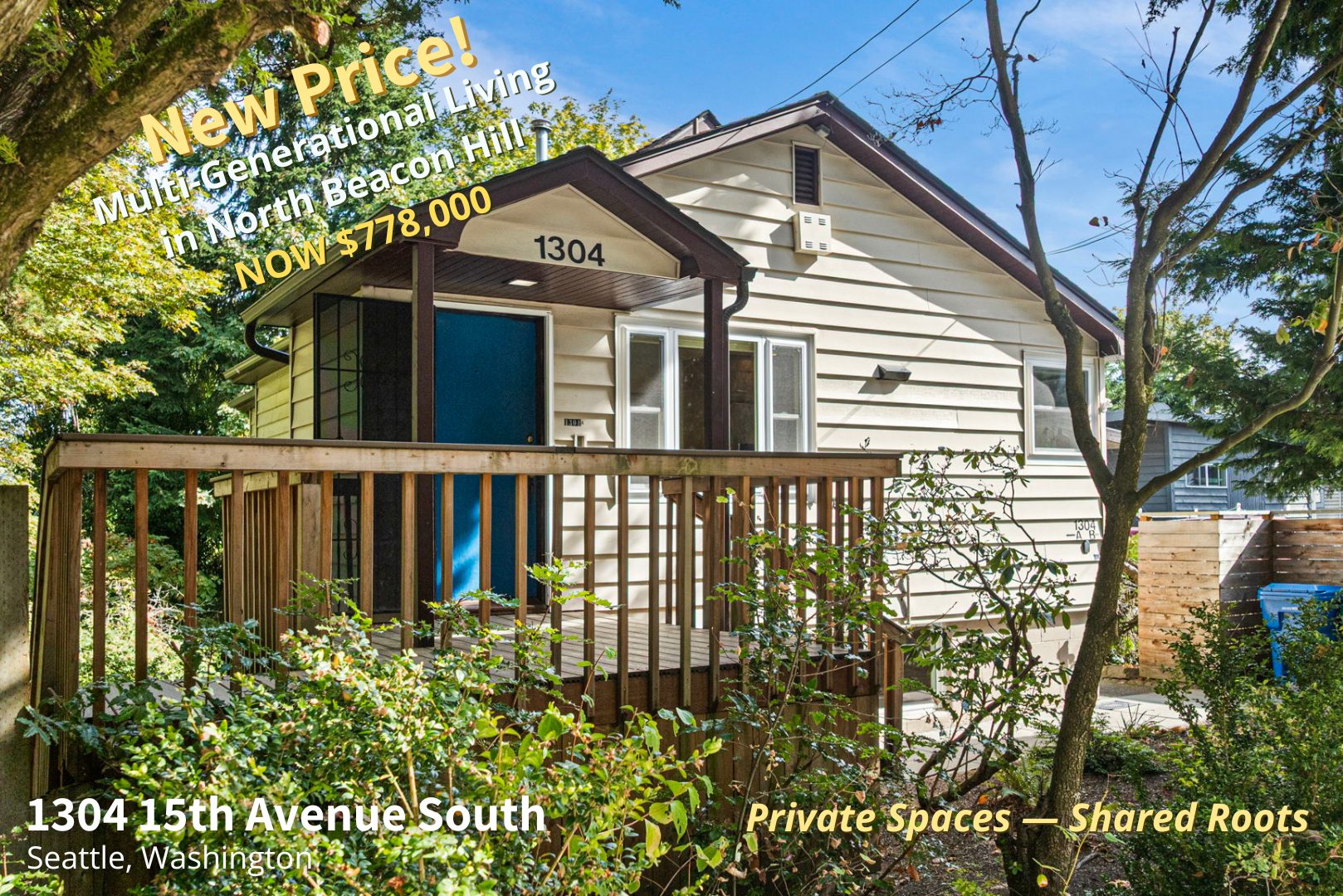 NEW PRICE! - 1304 15th Ave S