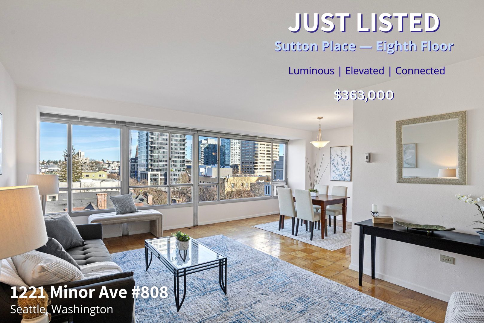 JUST LISTED - 1221 Minor Ave #808