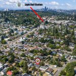 About six blocks to Columbia City Station—with downtown Seattle and Elliott Bay beyond. The planned Graham Street Station would be even closer. Small-house ownership, connected to a much bigger city.