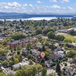 Looking southeast across the neighborhood toward Lake Washington.