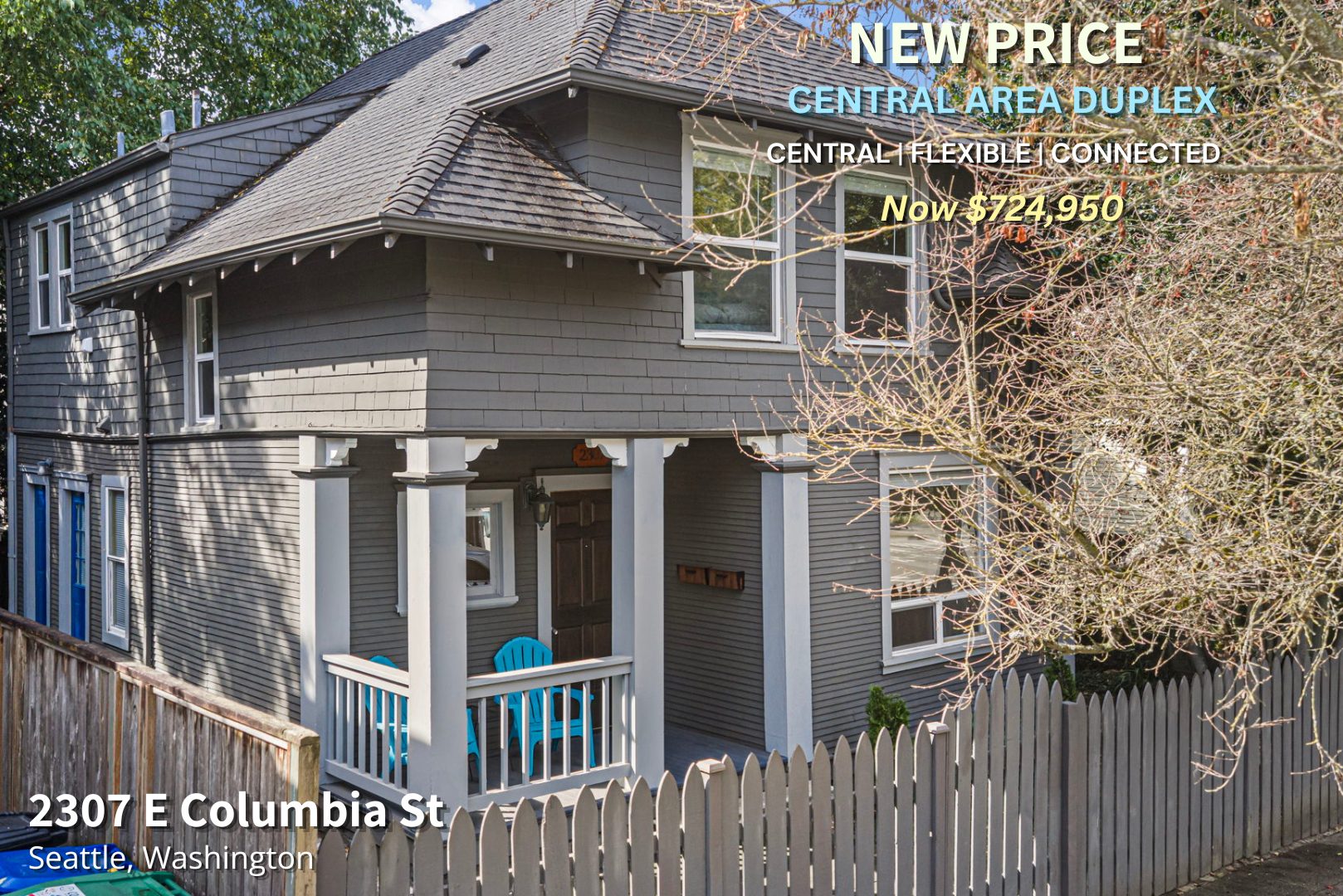 NEW PRICE - 2307 E Columbia St