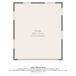 Approximate detached-garage floor plan showing an interior footprint of about 18'5" × 21'10"; dimensions are approximate.